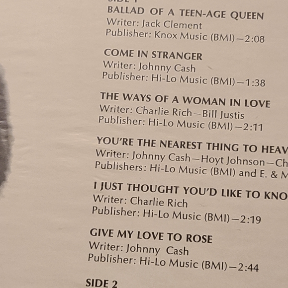 Johnny Cash Original Golden Hits volume 2. New in plastic. Sealed - Picture 2 of 5